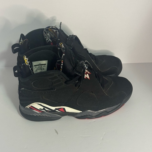 Nike Air Jordan 2013 Retro 8 VIII Playoffs Black Varsity Red 305381-061 Size 8.5 - Picture 3 of 7